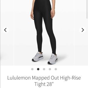 Lululemon Mapped Out HR tight